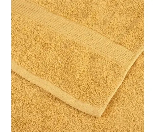 Pirts Dvieļi Solund, 4 Gab., Zelta Krāsā, 80X200 Cm, 600 Gsm Vidaxl