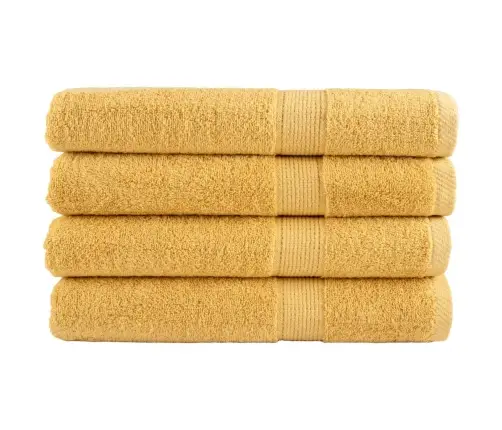 Dvieļi Solund, 4 Gab., Zelta Krāsā, 100X200 Cm, 600 Gsm Vidaxl Dvieļi Solund, 4 Gab., Zelta Krāsā, 100X200 Cm, 600 Gsm Vidaxl