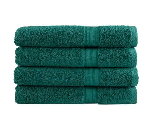 Pirts Dvieļi Solund, 4 Gab., Zaļi, 80X200 Cm, 600 Gsm Vidaxl