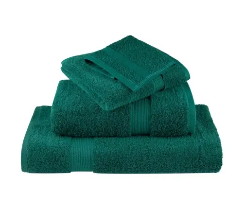 Pirts Dvieļi Solund, 4 Gab., Zaļi, 80X200 Cm, 600 Gsm Vidaxl