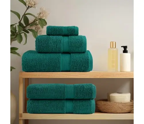 Dvieļi Solund, 10 Gab., Zaļi, 100X200 Cm, 600 Gsm Vidaxl