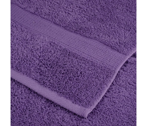 Pirts Dvieļi Solund, 10 Gab., Violeti, 80X200 Cm, 600 Gsm Vidaxl