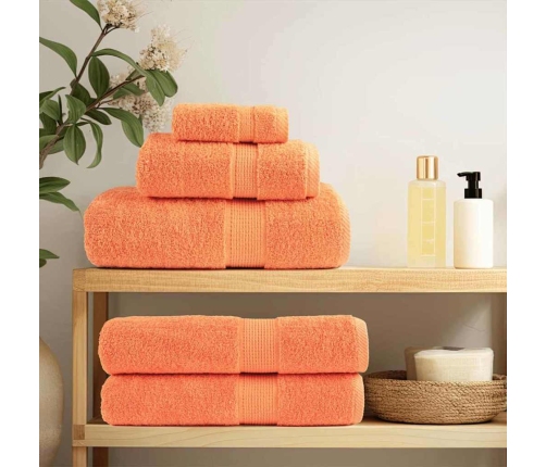 Mazgāšanas Dvieļi 10 Pcs Oranža 15 X 21 Cm Kokvilna Vidaxl
