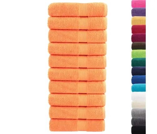 Saunalina Solund 10 Tk, Oranž, 70X140 cm 600 Gsm