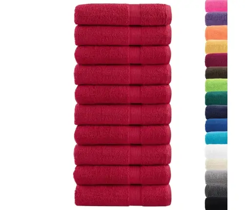 Vannas Dvieļi Solund, 10 Gab., 100X150 Cm, 600 Gsm Vidaxl