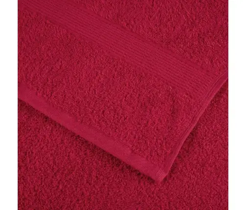 Pirts Dvieļi Solund, 2 Gab., Sarkani, 80X200 Cm, 600 Gsm Vidaxl