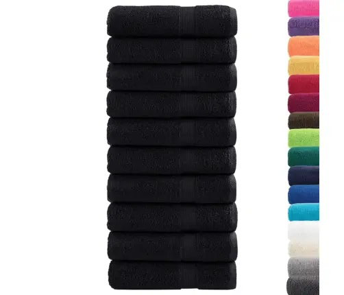 Rankšluosčiai Rankoms Solund, 10Vnt., Juodi, 50X100cm 600G/M²