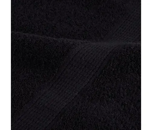 Pirties Rankšluosčiai Solund, 10Vnt., Juodi, 80X200cm 600G/M²