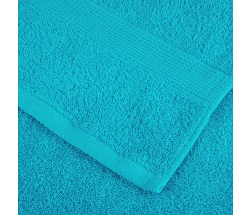 Mazgāšanas Dvieļi 2 Pcs Tirkīzs 15 X 21 Cm Kokvilna Vidaxl