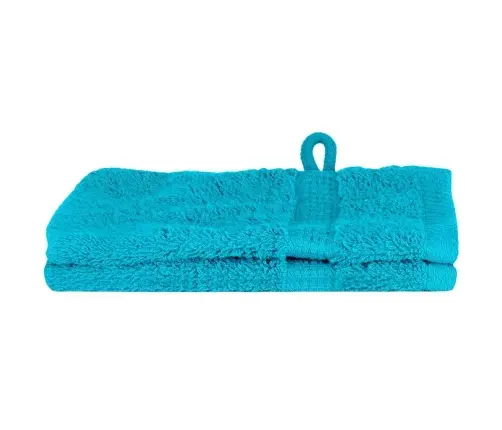 Mazgāšanas Dvieļi 2 Pcs Tirkīzs 15 X 21 Cm Kokvilna Vidaxl
