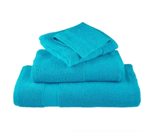 Mazgāšanas Dvieļi 10 Pcs Tirkīzs 15 X 21 Cm Kokvilna Vidaxl