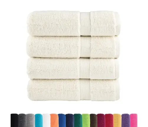 Saunalina Solund 4 Tk, Kreemjas, 70X140 cm 600 Gsm