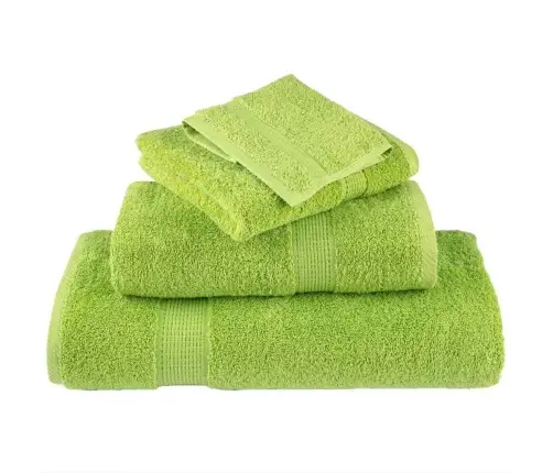 Mazgāšanas Dvieļi 10 Pcs Ābolu Zaļš 15 X 21 Cm Kokvilna Vidaxl