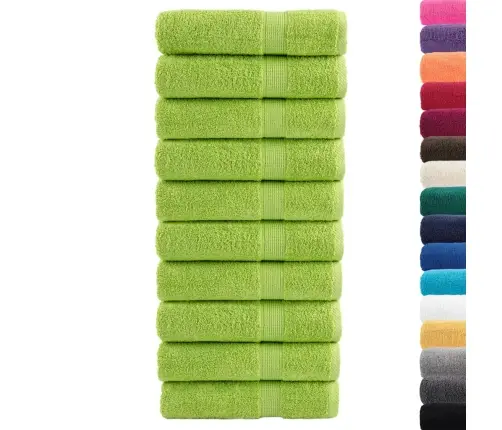 Vannas Dvieļi Solund, 10 Gab., 100X150 Cm, 600 Gsm Vidaxl