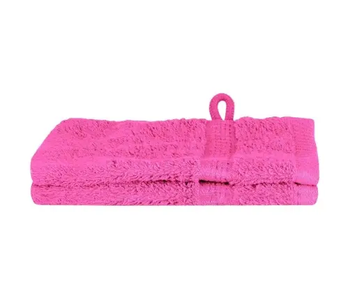 Mazgāšanas Dvieļi 2 Pcs Rozā 15 X 21 Cm Kokvilna Vidaxl