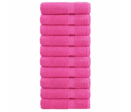 Roku Dvieļi Solund, 10 Gab., Rozā, 50X100 Cm, 600 Gsm Vidaxl