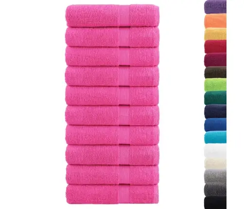 Vannas Dvieļi Solund, 10 Gab., 100X150 Cm, 600 Gsm Vidaxl Vannas Dvieļi Solund, 10 Gab., 100X150 Cm, 600 Gsm Vidaxl