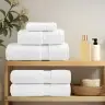Dvieļu Komplekts Solund, 8 Gab., Balti, 600 Gsm Vidaxl