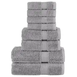 Rankšluosčių Rinkinys Solund, 8Vnt., Pilki, 600G/M²