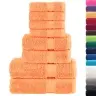 Dvieļu Komplekts Solund, 8 Gab., Oranži, 600 Gsm Vidaxl
