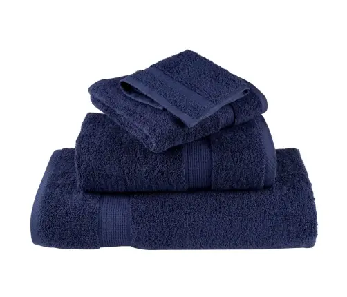 Dvieļu Komplekts Solund, 6 Gab., Tumši Zili, 600 Gsm Vidaxl