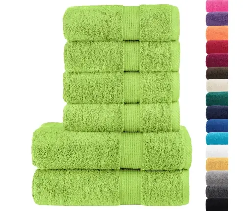 Rankšluosčių Rinkinys Solund, 6Vnt., Obuolio Žali, 600G/M² Rankšluosčių Rinkinys Solund, 6Vnt., Obuolio Žali, 600G/M²