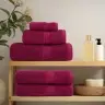 Rankšluosčių Rinkinys Solund, 12Vnt., Tamsiai Raudoni, 600G/M²
