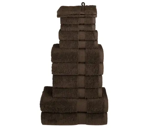 Dvieļu Komplekts Solund, 12 Gab., Brūni, 600 Gsm Vidaxl