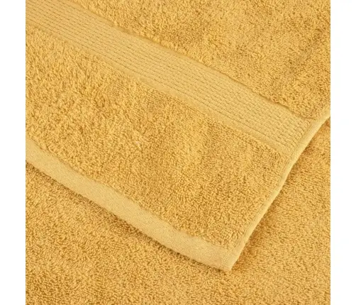 Dvieļu Komplekts Solund, 12 Gab., Zelta Krāsā, 600 Gsm Vidaxl