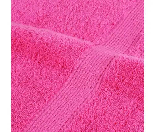 Dvieļu Komplekts Solund, 12 Gab., Rozā, 600 Gsm Vidaxl