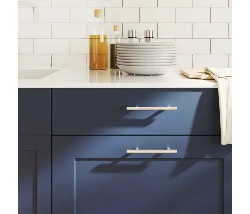 Kapi Käepidemed 20 Tk, Hõbedane, 96 Mm, Roostevaba Teras