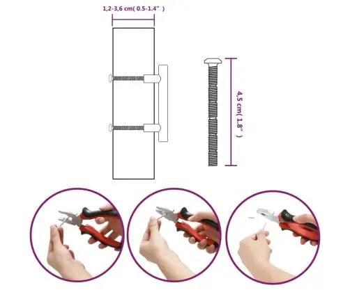 Spintelės Rankenėlės, 20Vnt., Auksinės, Nerūdijantis Plienas