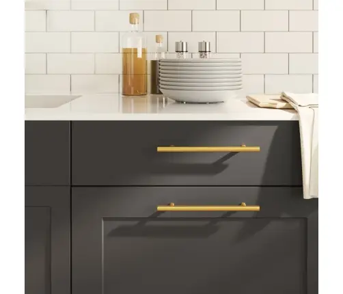 Kapi Käepidemed 20 Tk, Kuldne, 160 Mm, Roostevaba Teras