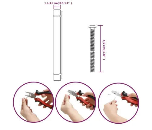 Spintelės Rankenėlės, 20Vnt., Auksinės, Nerūdijantis Plienas