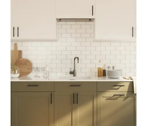 Spintelės Rankenėlės, 20Vnt., Juodos, Nerūdijantis Plienas