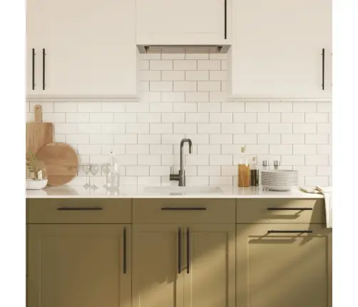 Spintelės Rankenėlės, 20Vnt., Juodos, Nerūdijantis Plienas