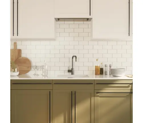 Kapi Käepidemed 20 Tk, Must, 480 Mm, Roostevaba Teras