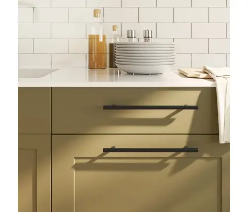 Skapja Rokturi, 10 Gab., Melni, 224 Mm, Nerūsējošais Tērauds Vidaxl