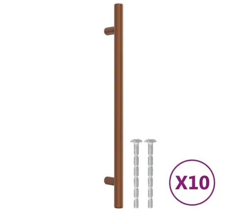Kapi Käepidemed 10 Tk, Pronks, 192 Mm, Roostevaba Teras