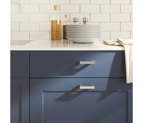 Kapi Käepidemed 20 Tk, Hõbedane, 64 Mm, Roostevaba Teras