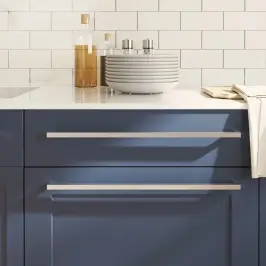 Spintelės Rankenėlės, 20Vnt., Sidabrinės, Nerūdijantis Plienas