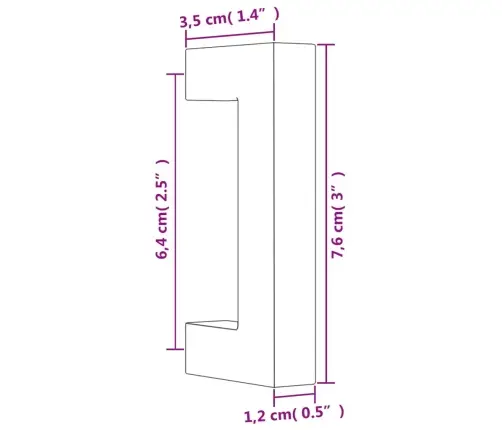 Skapja Rokturi, 20 Gab., Zelta, 64 Mm, Nerūsējošais Tērauds Vidaxl