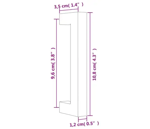 Skapja Rokturi, 20 Gab., Zelta, 96 Mm, Nerūsējošais Tērauds Vidaxl