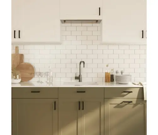 Kapi Käepidemed 20 Tk, Must, 96 Mm, Roostevaba Teras