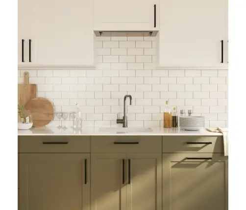 Spintelės Rankenėlės, 20Vnt., Juodos, Nerūdijantis Plienas