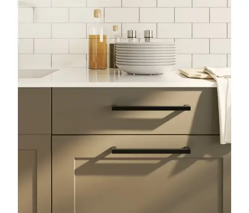 Kapi Käepidemed 20 Tk, Must, 224 Mm, Roostevaba Teras