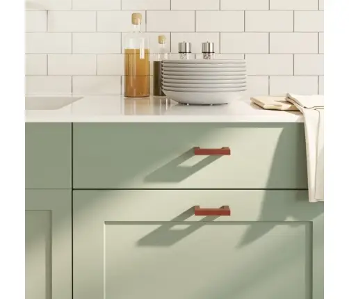 Spintelės Rankenėlės, 20Vnt., Bronzinės, Nerūdijantis Plienas