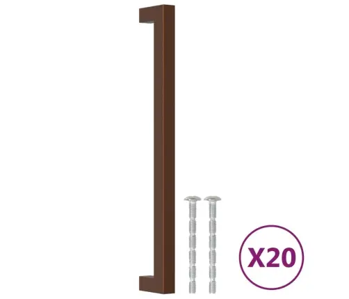 Skapja Rokturi, 20 Gab., Bronzas, 224 Mm, Nerūsējošais Tērauds Vidaxl