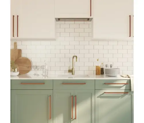 Spintelės Rankenėlės, 20Vnt., Bronzinės, Nerūdijantis Plienas