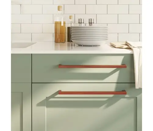 Spintelės Rankenėlės, 20Vnt., Bronzinės, Nerūdijantis Plienas